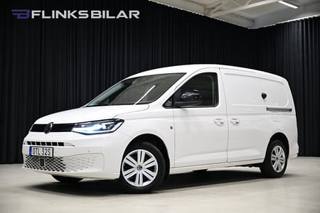 Volkswagen Caddy Cargo Maxi DSG 122HK Nedlackad|LED|Dubbeldörr|Inredd|Moms|SeUtr!!