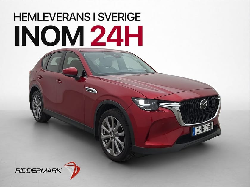 Bild 1 av Mazda CX-60 PHEV 327hk AWD Kamera HUD Skinn CarPlay Drag