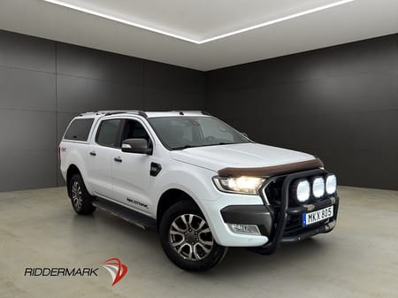 Ford Ranger Dubbelhytt Wildtrak 3.2 4x4 200hk Värm Drag Diff B-Kam Kåpa