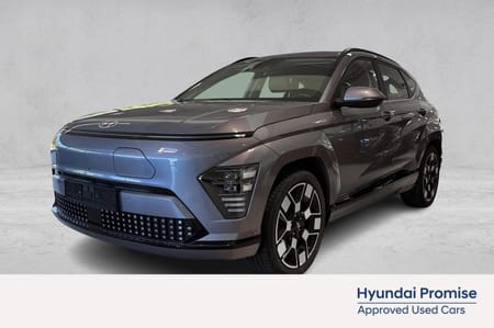 Hyundai Kona Electric Long Range Premium med skinn og ventilasjon 19"