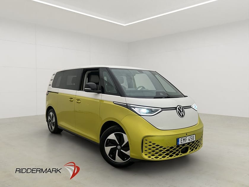 Bild 1 av Volkswagen ID. Buzz 82 kWh Värmare Drag Kamera CARPLAY Moms