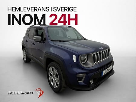 Jeep Renegade 4XE 190hk Kamera Döda-Vinkel Rattvärme