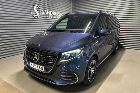 Mercedes-Benz V 300d 4MATIC 3.2t AMG 360-kamera Värmare Burmester Navi Drag