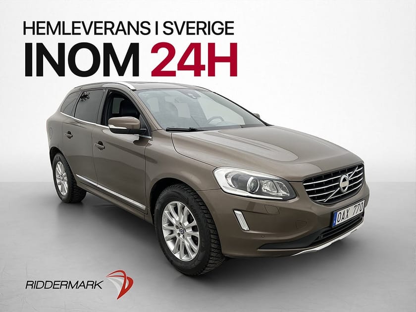 Bild 1 av Volvo XC60 D4 AWD Summum Värmare VOC Pano Navi Skinn Drag