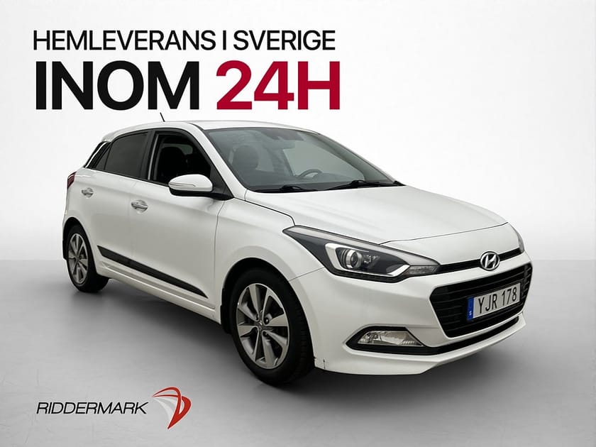 Bild 1 av Hyundai i20 120hk Premium Plus Kamera Rattvärme Farthållare