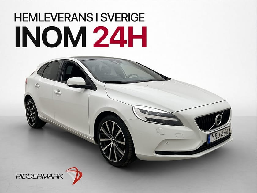Bild 1 av Volvo V40 D4 Polestar 200hk VOC Pano Kamera D-Värmare Navi