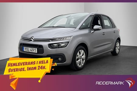 Citroën C4 SpaceTourer 1.2 e-THP 130hk Sensorer Farthållare