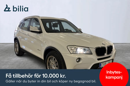 BMW X3 xDrive20d s&v-däck/Dragkrok/Ledramp