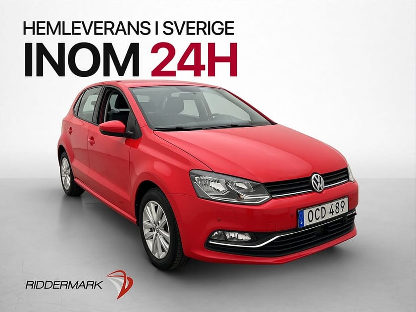 Bild 1 av Volkswagen Polo 1.2 TSI Värmare 0.47l/mil 360kr skatt P-Sens