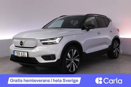 Volvo XC40 P6 Recharge Pro Drag H/K Elstol Panorama BLIS 360