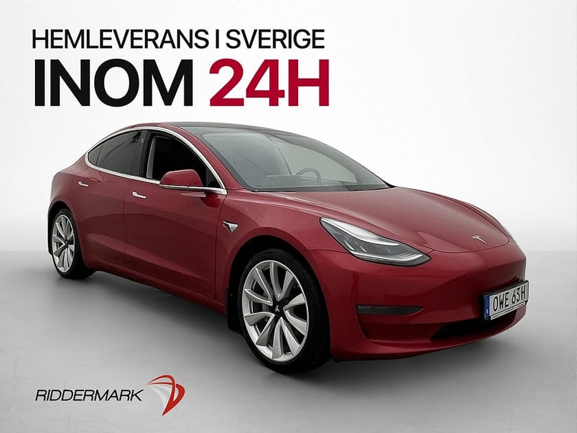 Bild 4 av Tesla Model 3 Long Range AWD Pano Skinn B-Kamera AP Navi
