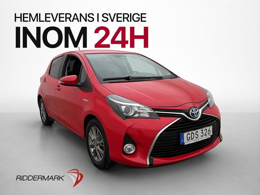 Bild 1 av Toyota Yaris Hybrid 101hk Active Värmare Kamera 0.33 l/mil