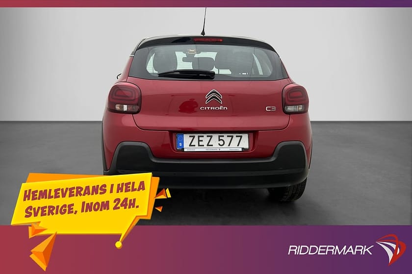 Bild 5 av Citroën C3 1.2 PureTech Sensorer CarPlay Farthållare