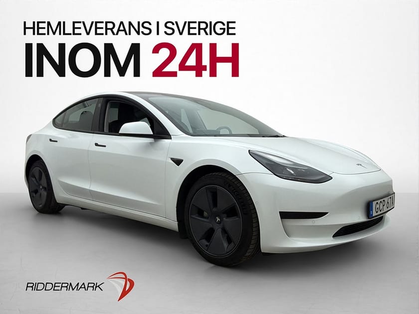 Bild 1 av Tesla Model 3 Standard Range Autopilot Pano Sv.såld