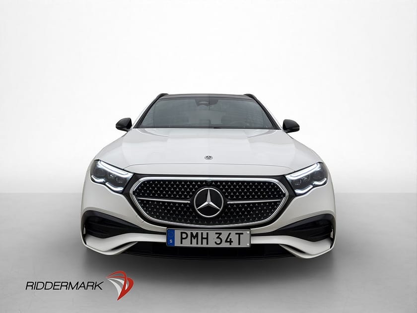Bild 1 av Mercedes-Benz E 300 T e E300 AMG Pano Burmester-4D 360° Skinn Drag