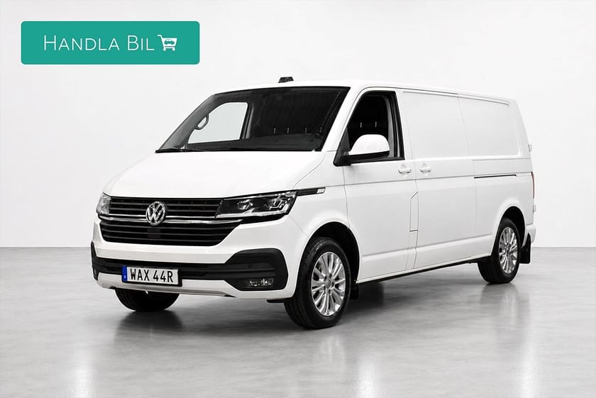 Bild 1 av Volkswagen Transporter T30 2.0 TDI L2 Dubbeldörr Aut Drag AdaptivF B-kam Moms 150hk