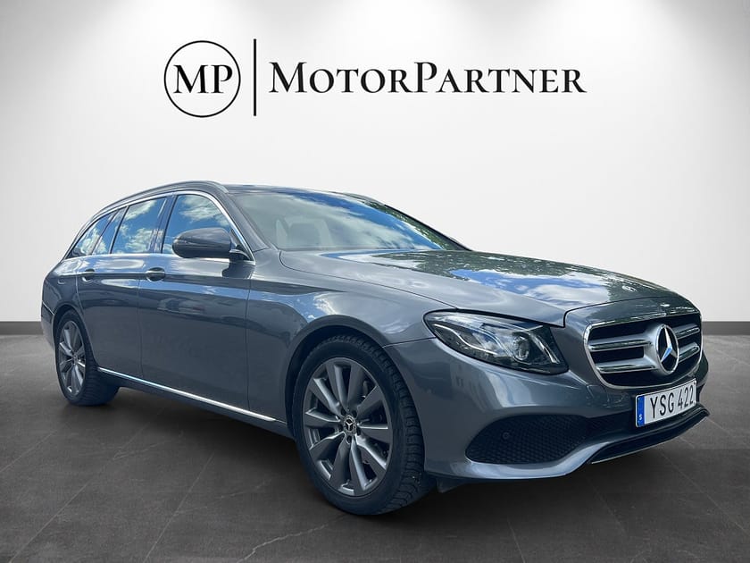 Bild 1 av Mercedes-Benz E 220 T d 4MATIC 9G-Tronic Burmester Widescreen Drag Skinn