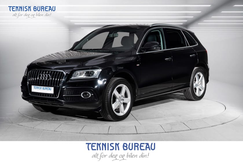 Bilde 1 av Audi Q5 2,0 TDI Quattro Aut. S Line, Skinn, Webasto, H.Feste+