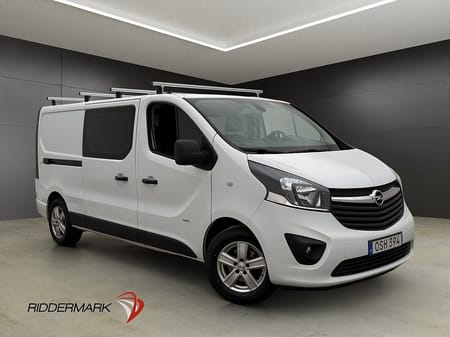 Opel Vivaro Skåpbil Dubbelhytt L2 6-Sits Värmare Dragkrok B-Kamera