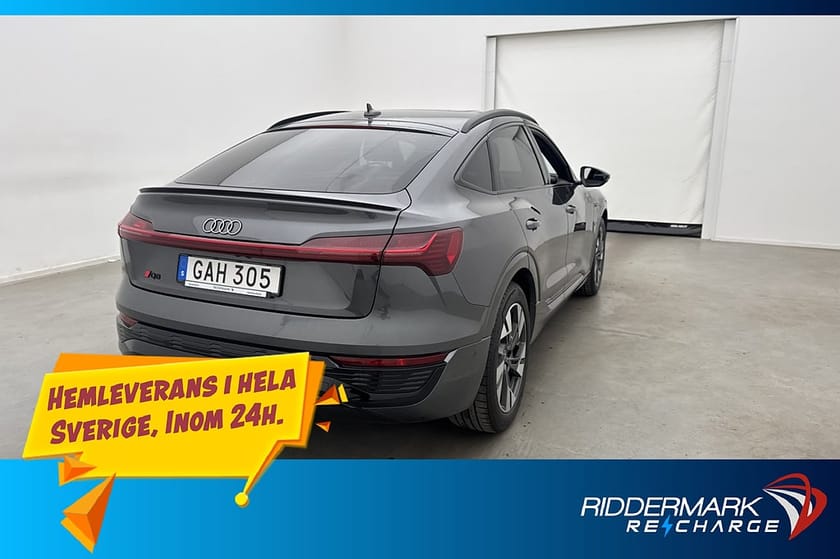 Bild 5 av Audi Q8 Sportback 55 e-tron quattro Q S-Line Pano Luftfjädr HUD Drag