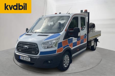 Ford Transit 350 Chassi Dubbelhytt 2.0 TDCi (170hk) 6-sits Kranbil