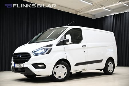 Ford Transit Custom 300 130HK Automat|Drag|LED|Värmare|Backkamera|Moms
