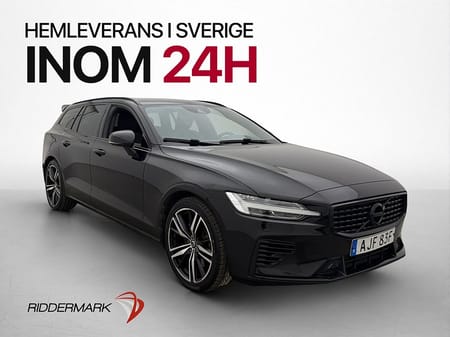 Volvo V60 T6 AWD R-Design Drag Värmare Kamera Skinn CarPlay