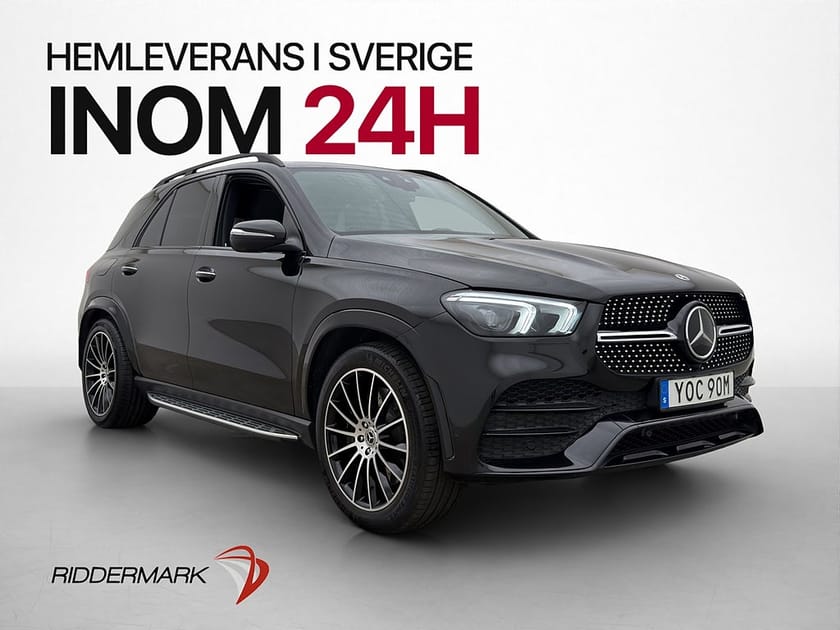 Bild 1 av Mercedes-Benz GLE 350 de 4MATIC 4M AMG Pano Bumester HUD Värm Drag