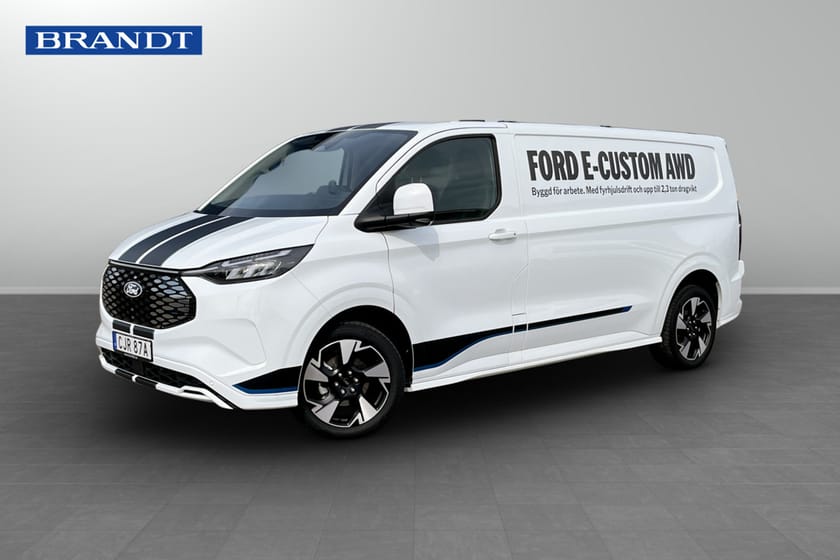 Bild 1 av Ford Transit Custom 82.5 kWh AWD E-Custom Skåp Sport 340L Elmotor 210kW/286hk 1-växlad El-Demo