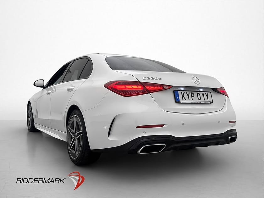 Bild 4 av Mercedes-Benz C 220 d 200hk AMG Värm Kamera Alcantara Navi