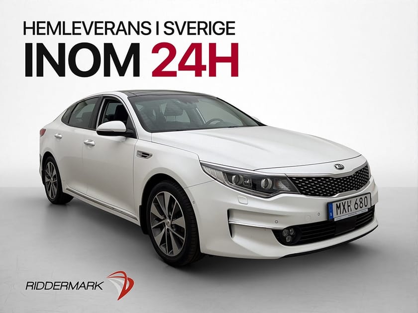 Bild 1 av Kia Optima 1.7 141hk Launch Edition Pano H/K Kamera Skinn