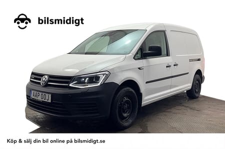Volkswagen Caddy Maxi Van Skåp 1.4 TGI Aut CNG Drag Inredd 2xSidodörr Kamera P-Sens