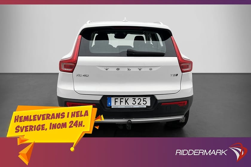 Bild 5 av Volvo XC40 T5 AWD Momentum VOC P-Värm Skinn Kamera Drag Navi