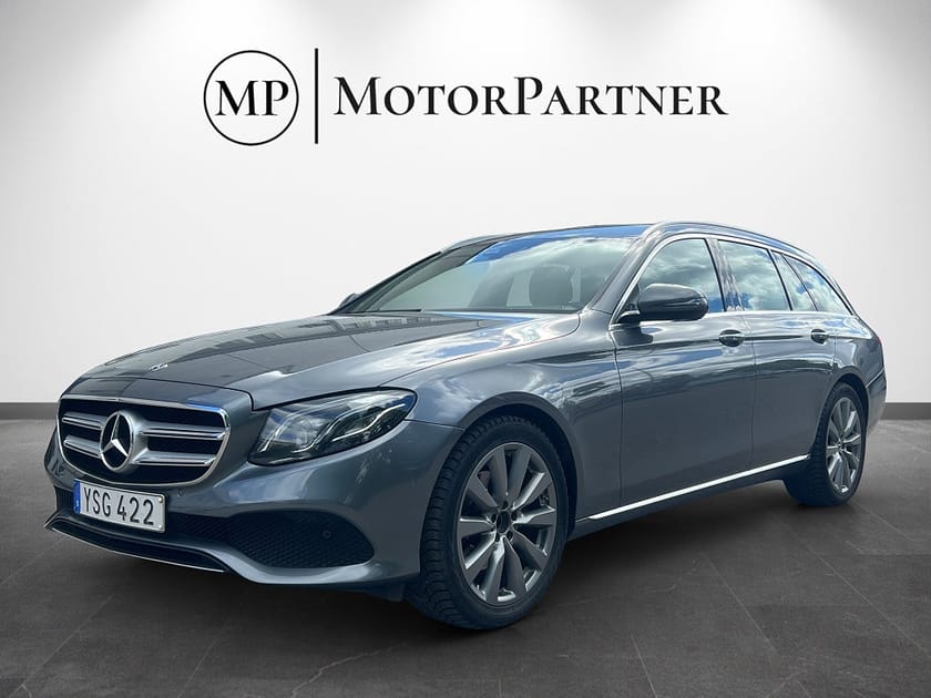 Bild 3 av Mercedes-Benz E 220 T d 4MATIC 9G-Tronic Burmester Widescreen Drag Skinn