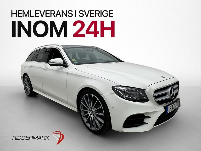 Bild 3 av Mercedes-Benz E 220 T d E220 AMG Wide Burmester 360° Skinn Drag