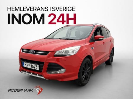Ford Kuga AWD 163hk Titanium X Sensorer Halvskinn Farth Drag
