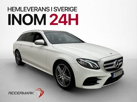 Mercedes-Benz E 220 T d 4MATIC E220 4M AMG Pano D-Värm Kamera Drag Navi