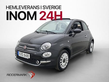 Fiat 500C Lounge 1 Brukare Bluetooth 448kr Skatt 0,49L/mil