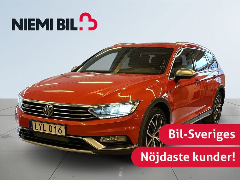Bild 1 av Volkswagen Passat Alltrack 2.0 TDI Drag/Kamera/MoK/Pano/Skinn/LED-Ramp/Rem bytt