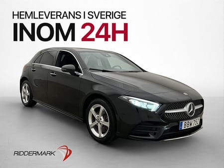 Mercedes-Benz A 250 e 250e AMG Värmare Pano Wide Kamera Navi MOMS