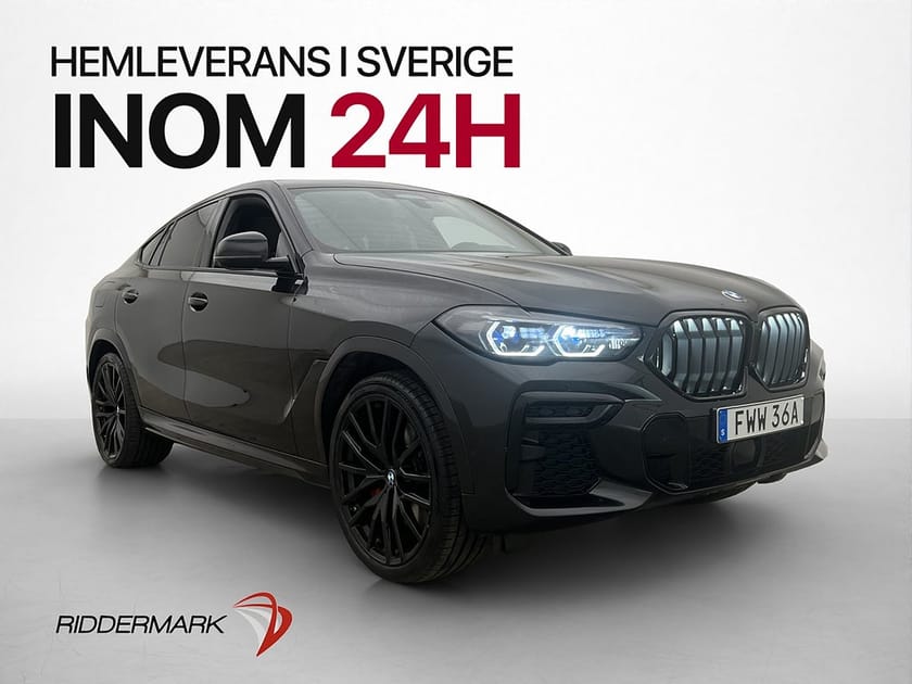 Bild 1 av BMW X6 xDrive40i M Sport Sky Lounge B&W Laser 360° HuD Drag