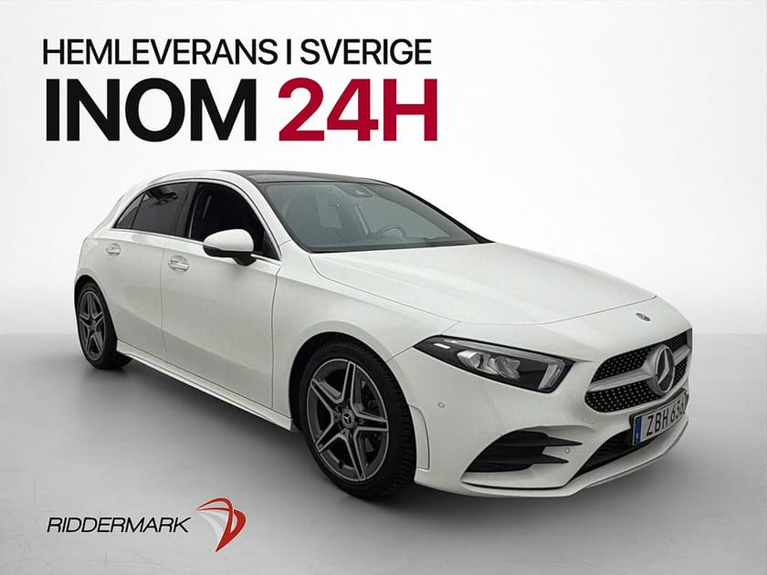 Bild 1 av Mercedes-Benz A 180 A180 AMG Värmare Pano Wide Midline Kamera Navi