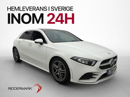 Mercedes-Benz A 180 A180 AMG Värmare Pano Wide Midline Kamera Navi
