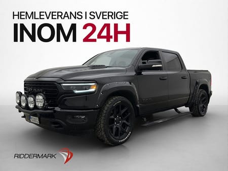 RAM 1500 Crew Cab Dodge Limited Night V8 4x4 Pano H/K Luft Skinn Moms