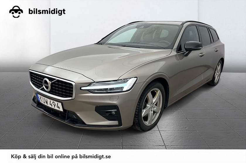 Bild 1 av Volvo V60 D4 AWD Aut R-Design Pano Navi Värmare Delläder MOMS