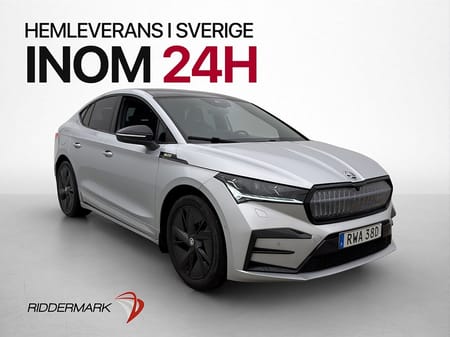 Škoda Enyaq Coupé RS iV Skoda AWD Pano Crystal-Face Skinn Drag MOMS