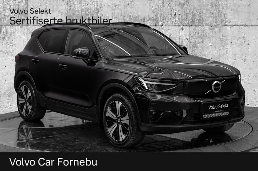 Bilde 1 av Volvo XC40 Recharge Twin motor El. Plus 408Hk. Hengerfeste og LED-Bar