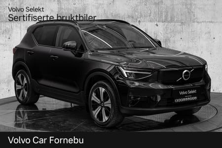 Volvo XC40 Recharge Twin motor El. Plus 408Hk. Hengerfeste og LED-Bar