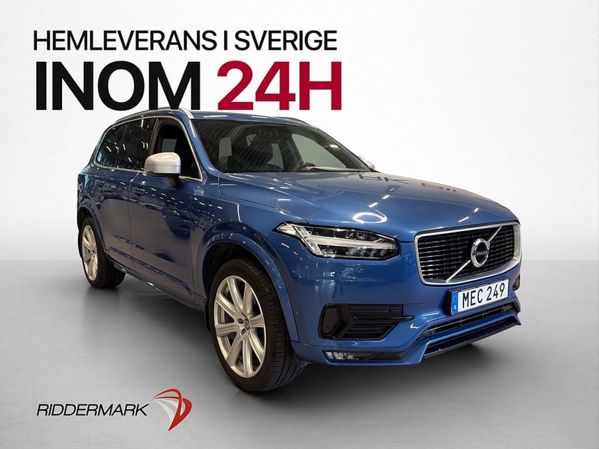 Bild 1 av Volvo XC90 T6 320hk AWD R-Design Pano B&W 7-Sits Drag VOC