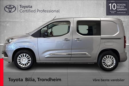 Toyota ProAce City Electric (L1) 2 skyvedører (50kWt) Comfort Plus sideh bakdør